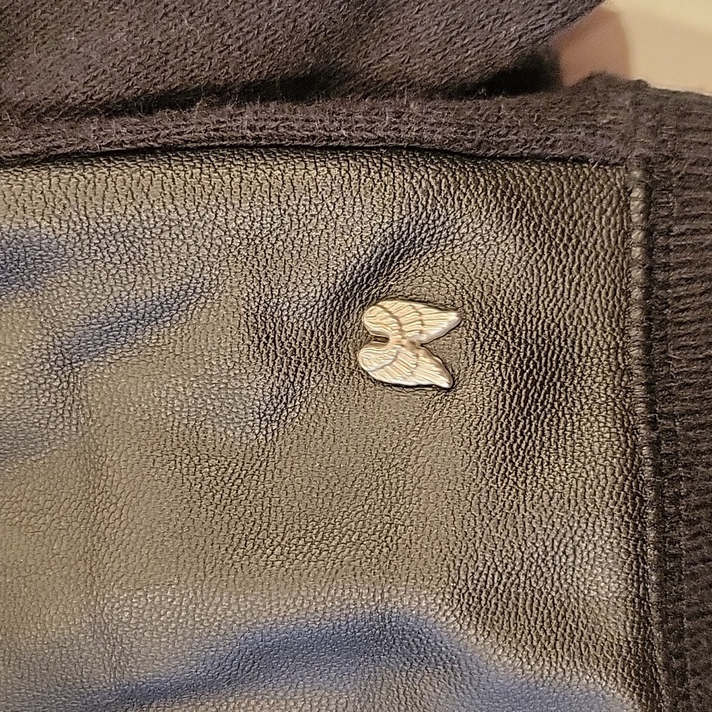 Victoria's secret Leather front Sweatshirt  XL